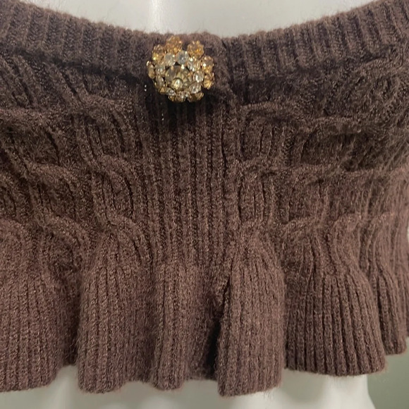 Revolve LPA sorren cropped sweater XS - Picture 7 of 9